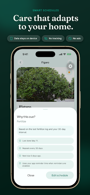 LeafCue: Plant Care Tracker Screenshot 1
