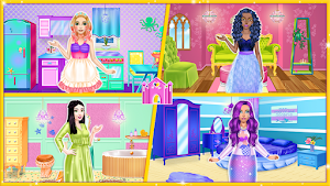 Princess & Mermaid Doll House Decorating Screenshot 0