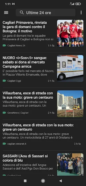 Cagliari notizie Screenshot 2