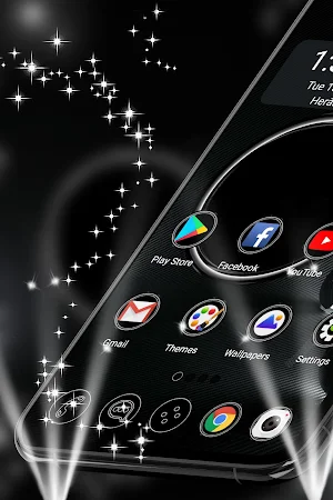 Launcher Black Theme screenshot 2
