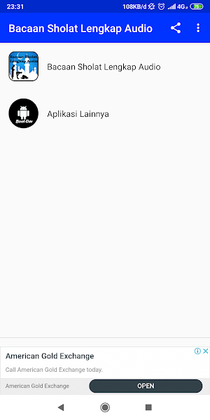 Bacaan Sholat Lengkap Dengan Screenshot 0