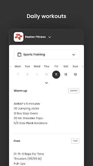 Reeber Fitness Screenshot 3