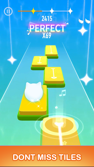 Dancing Cats - Music Tiles Screenshot 1