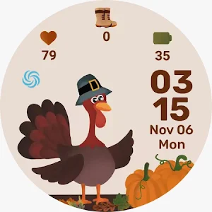 Thanksgiving Watch Face Screenshot 2