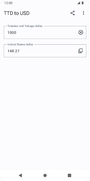 TTD to USD Screenshot 0