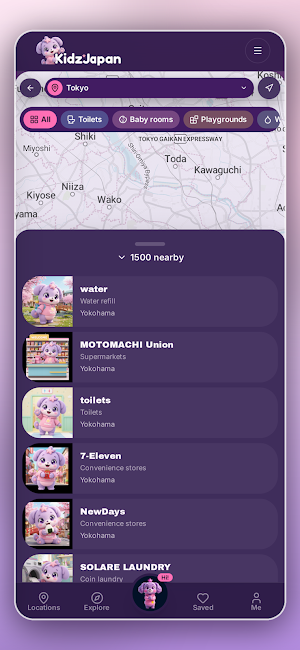 KidzJapan - Utility map Screenshot 2