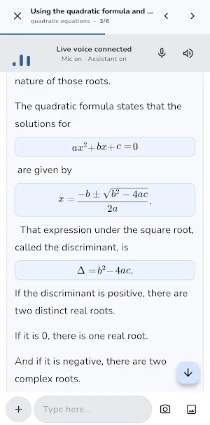 AI Tutor: Learning Assistant Screenshot 3