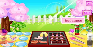 Girls Games cooking barbecue Screenshot 2