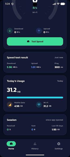 Internet Speed Meter Screenshot 3