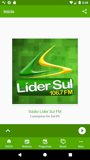 Rádio Líder Sul FM Screenshot 1