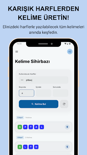 Kelime Sihirbazı Screenshot 1