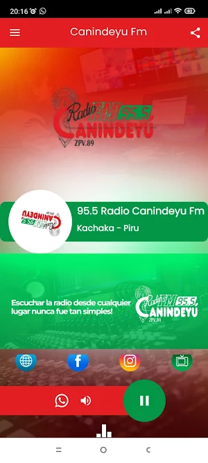 Radio Canindeyu 95.5 Fm Screenshot 1