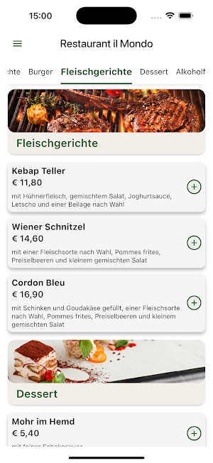 Restaurant il Mondo Screenshot 1