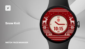 Snow Knit Watch Face Screenshot 0