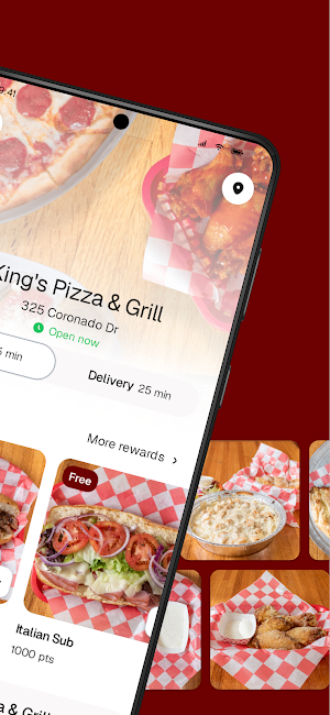 King's Pizza & Grill Screenshot 1