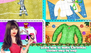 Christmas Tailor Salon Games Screenshot 2