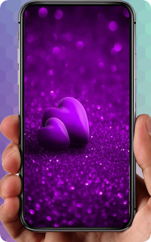 Preppy Purple Wallpaper Screenshot 2
