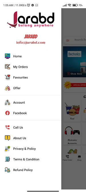 Jarabd- Online Shopping Mall Screenshot 1