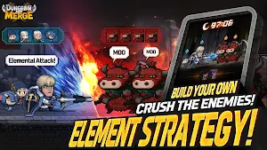 Dungeon and Merge : Idle RPG Screenshot 3