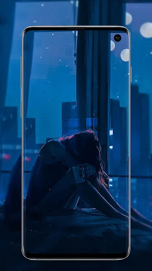 Sad Girl Wallpaper Screenshot 2