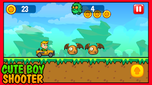 Cute Boy Shooter Running Shoes Screenshot 3