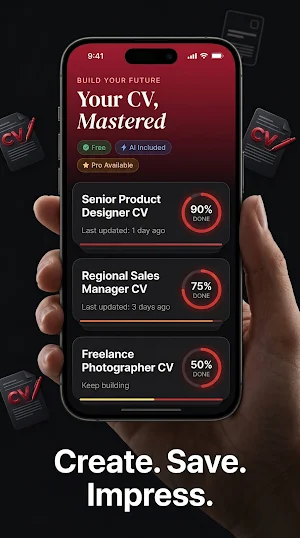 ProCvAI: CV Maker & AI Resume Screenshot 0