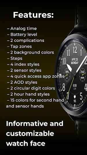 Chester Aviator watch face Screenshot 2