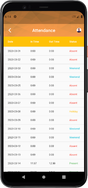 ISSL HRM Screenshot 1