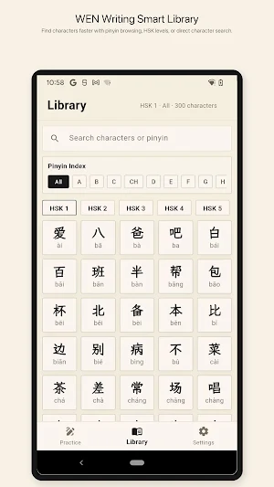 WEN - Chinese Writing for HSK Screenshot 2