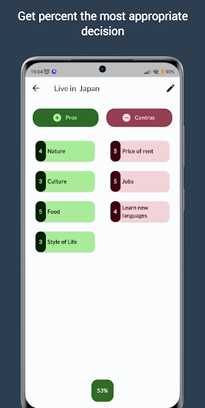 Decision Maker Pros & Cons AI Screenshot 1