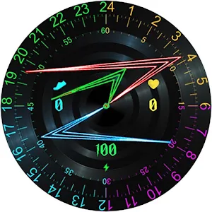 Unusual 24H Analog Watch Face Screenshot 1