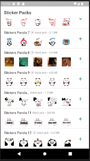 Stickers de Panda Screenshot 0