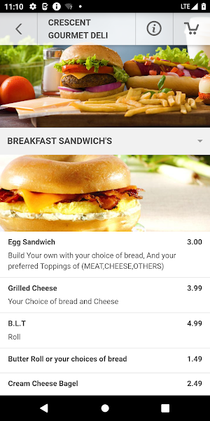 Crescent Gourmet Deli Screenshot 2
