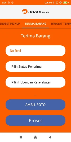 App Kurir Indah Expres Screenshot 3