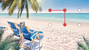 AppLock Live Theme Beach – Paid Theme Screenshot 3