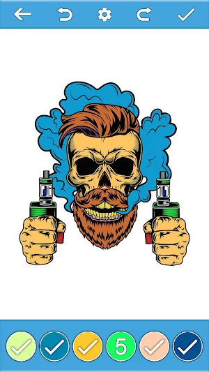 Vape Art Color By Number Book Screenshot 1