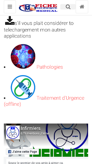 Fiche Technique Médicale Screenshot 2