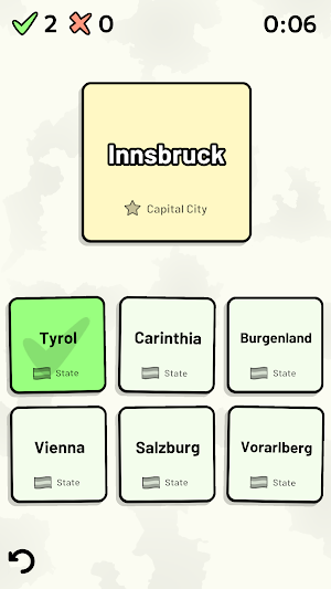 Austrian States Quiz - Maps, Flags, Capitals Screenshot 3