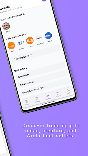 Wishr: Gift Registry Wishlists Screenshot 2