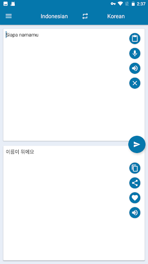 Korean Indonesian Translation Screenshot 3