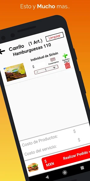 Satisfecho- Comida a domicilio Screenshot 3