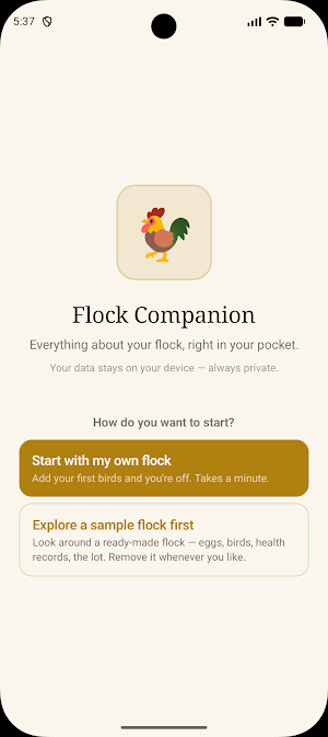Flock Companion: Poultry Logs Screenshot 0