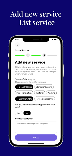 MyRightHandMan Provider Screenshot 1