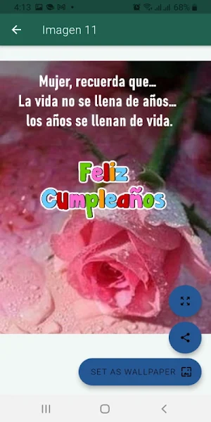 Feliz cumpleaños Screenshot 2