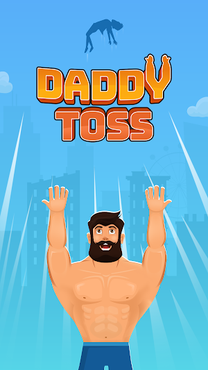 Daddy Toss : Buddy Throw Game Screenshot 0
