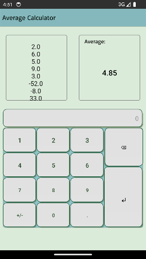 Average Calculator Screenshot 2