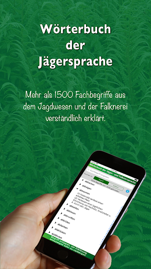 Wörterbuch Jägersprache Screenshot 0
