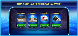 Joker Club: 101 Okey, Okey, Batak, Pisti & Fazlası Screenshot 1