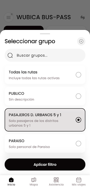 WUBICA BUS-PASS Screenshot 1