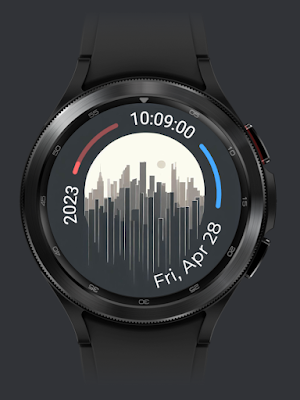 City Night Watch Face Screenshot 2